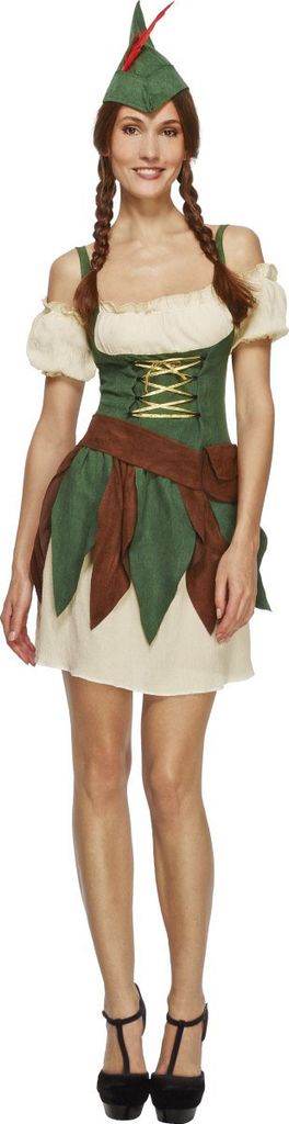 y Walddiebin-Kostüm für Damen XS