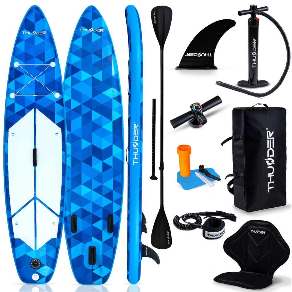 Thunder Nion Stand Up Paddle Board 320 x 75 x 15 cm Blau 150 kg