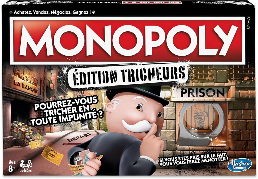 Hasbro Monopoly Cheaters Edition, Wirtschaftssimulation, Produktbild 