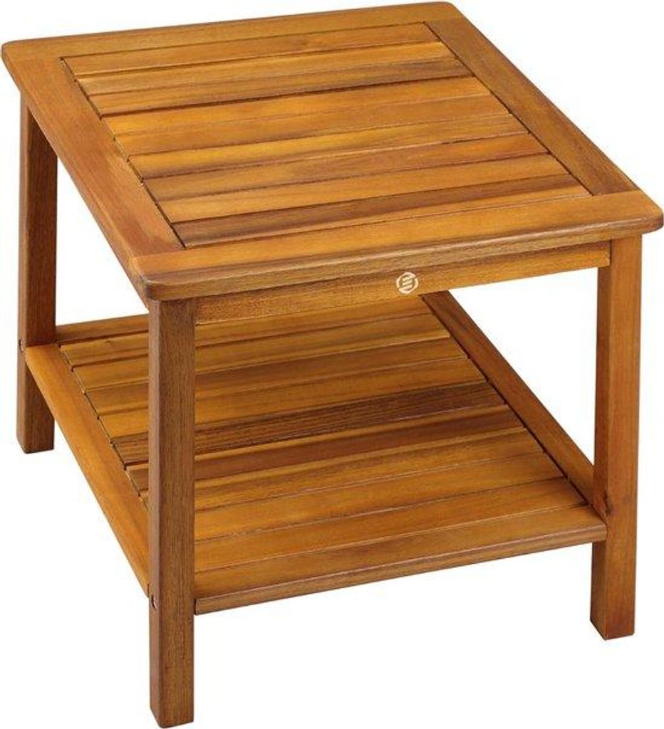Buiten-Salontafel aus Holz, 120 cm, weiß