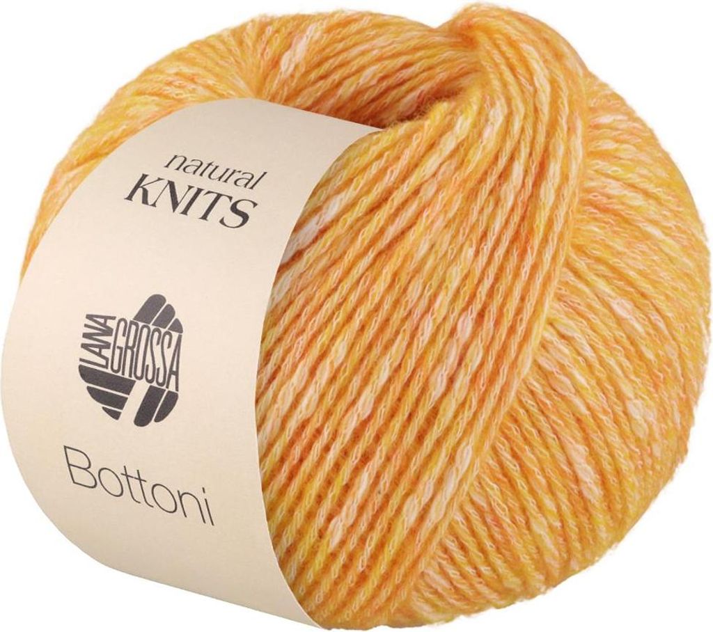 Lana Grossa - Bottoni 0002 gelb orange creme Produktbild 