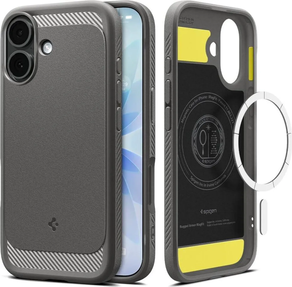 Protection iPhone 17 Spigen Rugged Armor Mag - Idéal pour Chargeur Mag - 2