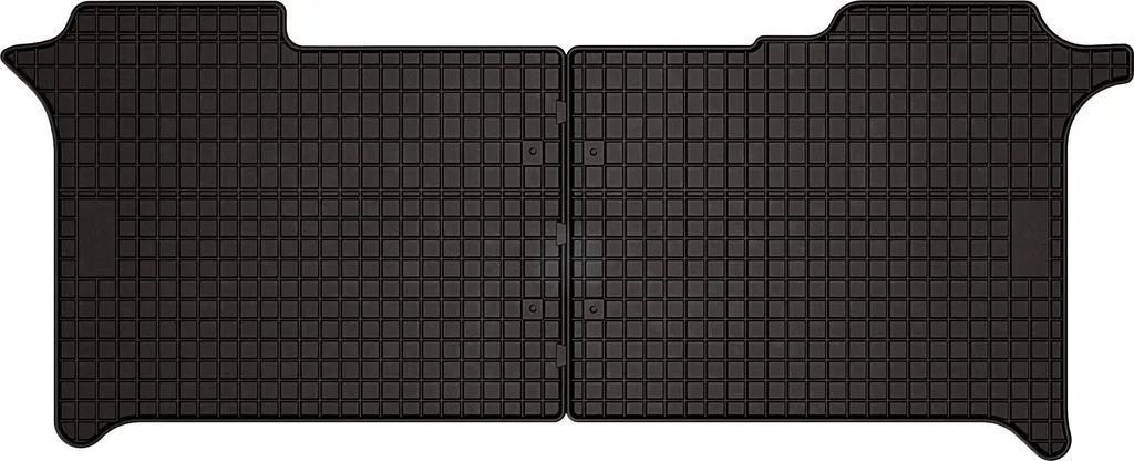 Set Tappeti in Gomma MAN TGE 2a Fila dal 2017 - Antiscivolo Nero 2 Pezzi