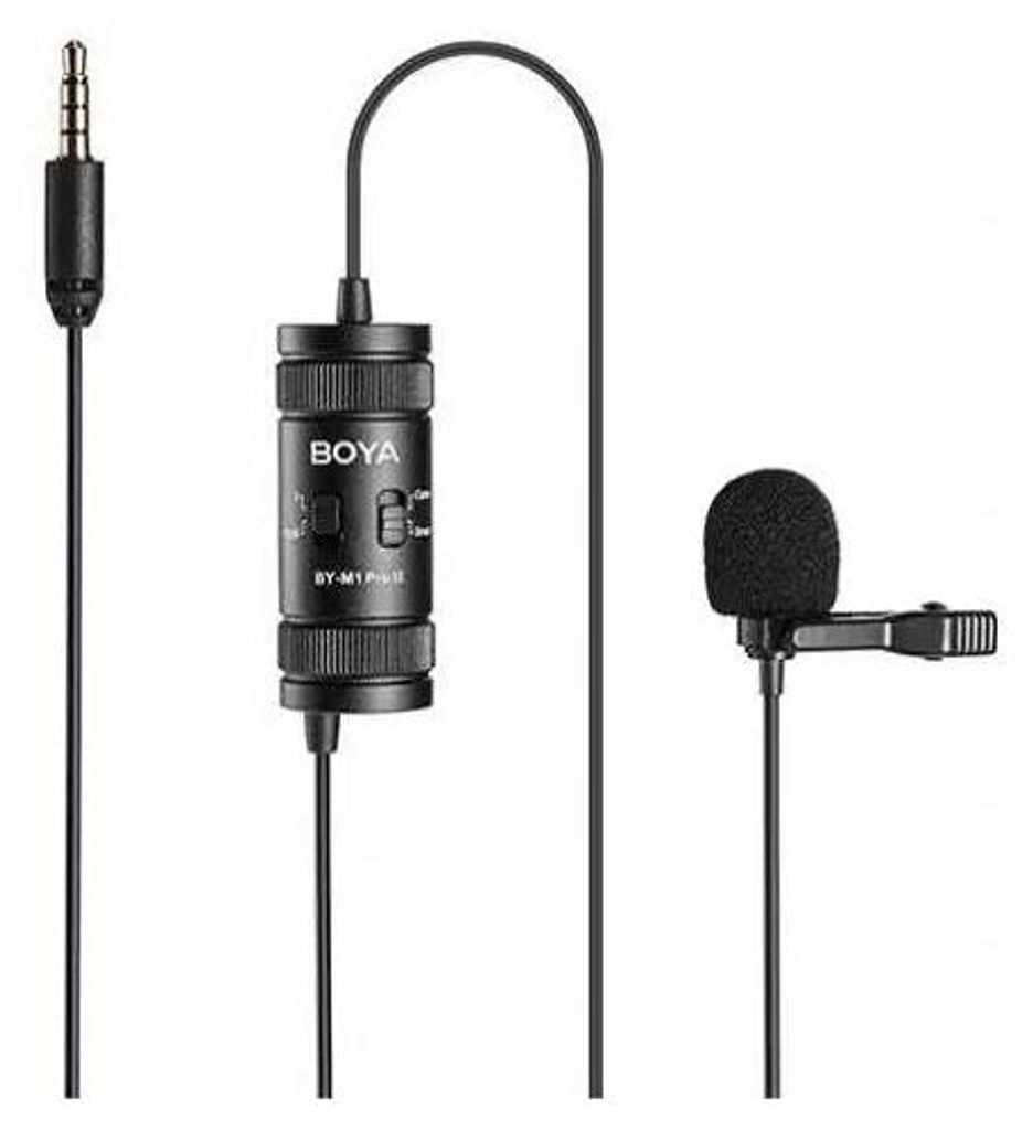BOYA BY-M1 PRO II, Mikrofon Lavalier/lapel, -32 dB, 50 - Zdjęcie produktu 