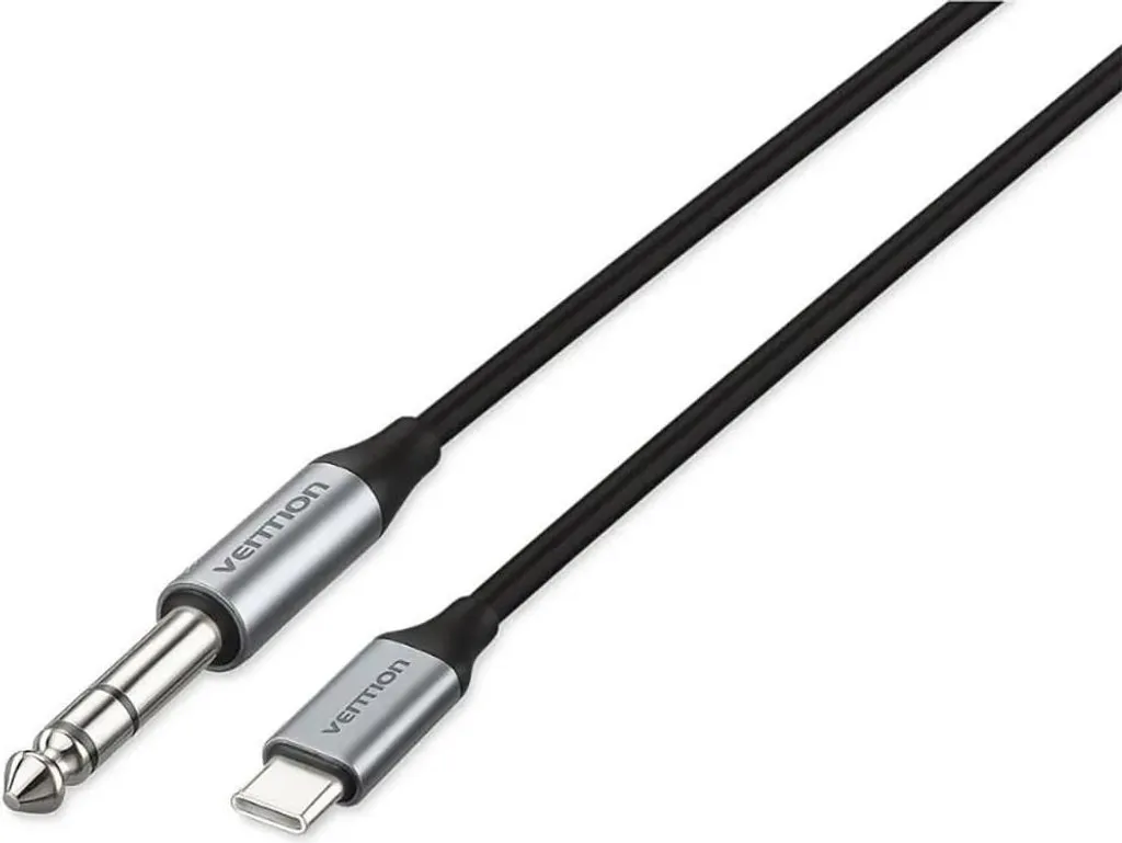 Vention Bijhf Câble USB-C vers Jack 6.35 mm 1m pour Audio Haute Fidélité