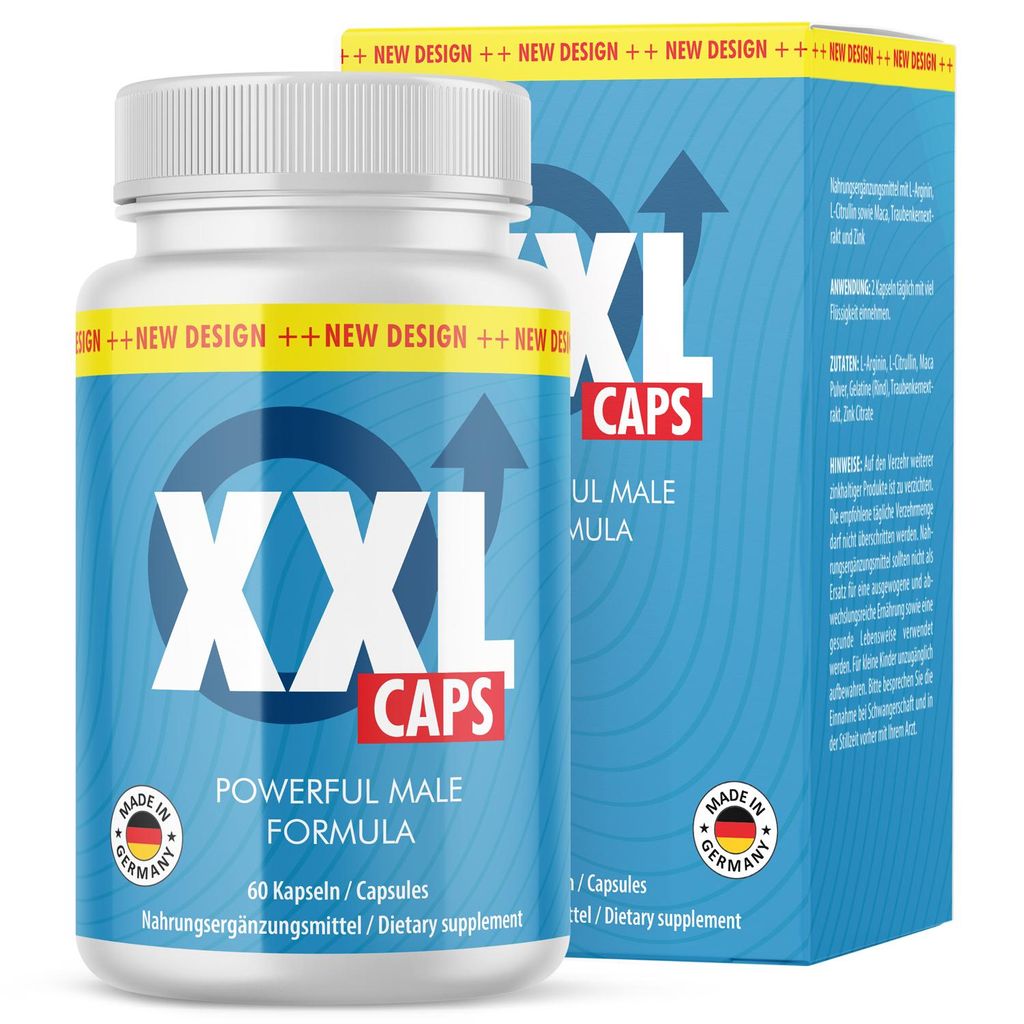 XXL Caps Kapsel für Männer | für den aktiven Mann | Produktbild 