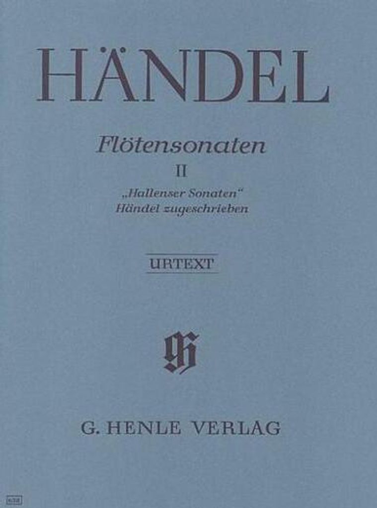 Flötensonaten (Hallenser Sonaten), Flöte u. Basso continuo
