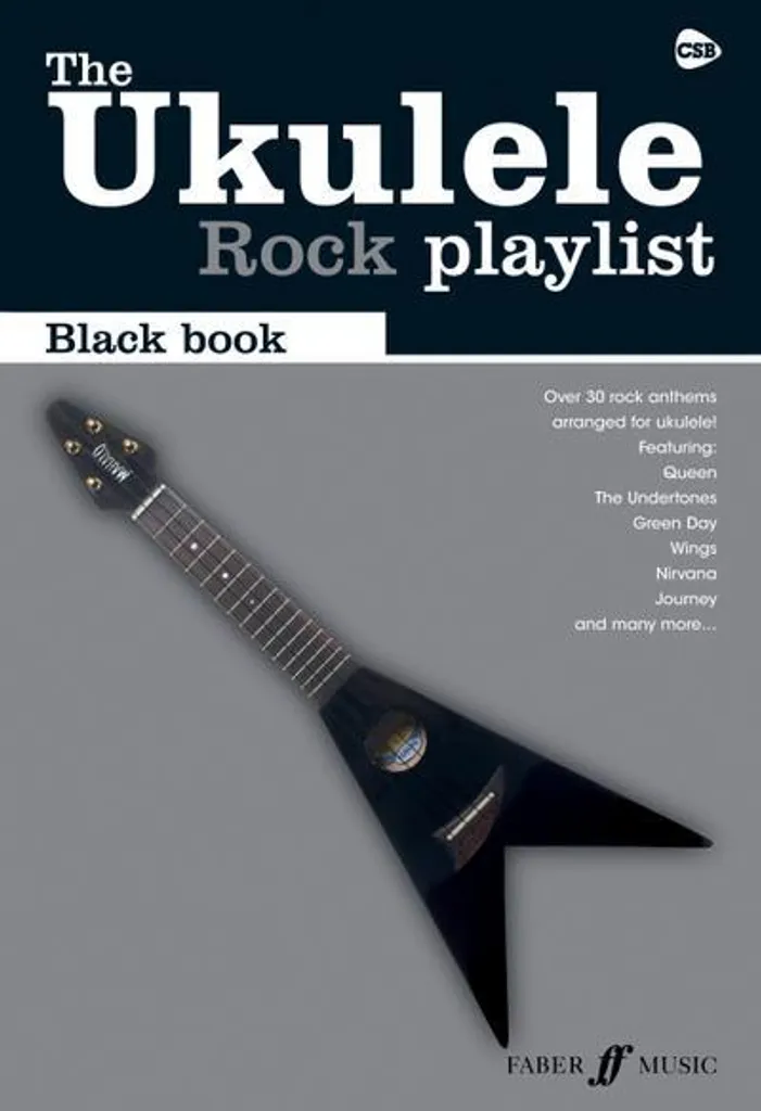 The Ukulele Rock Playlist Black Book avec accords et paroles de chansons