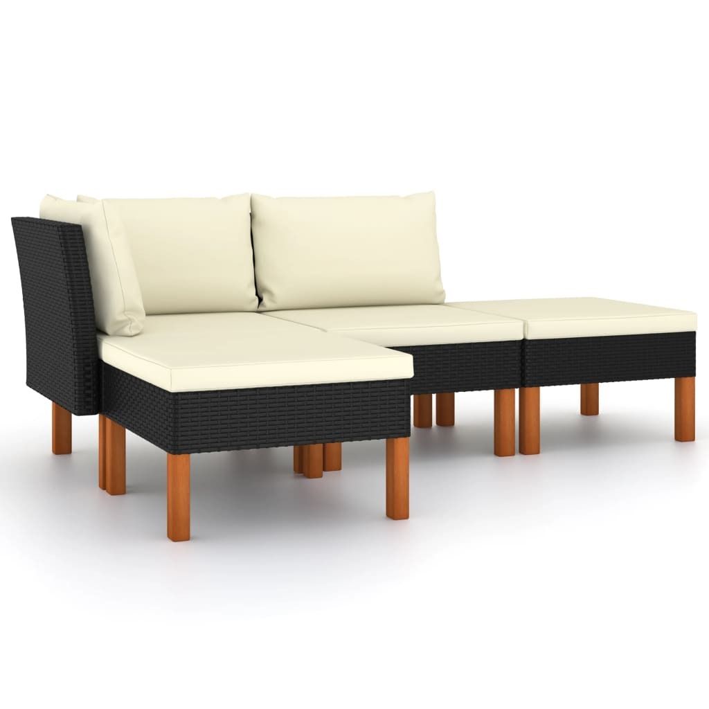 vidaXL Set da salotto da giardino 4 pezzi con cuscini in Immagine del prodotto 