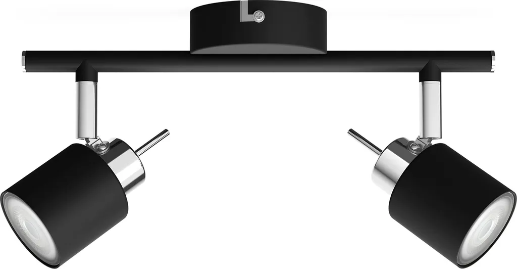 Spot Plafond Meranti Noir - Solution pour Éclairer les Coins Sombres de Maison