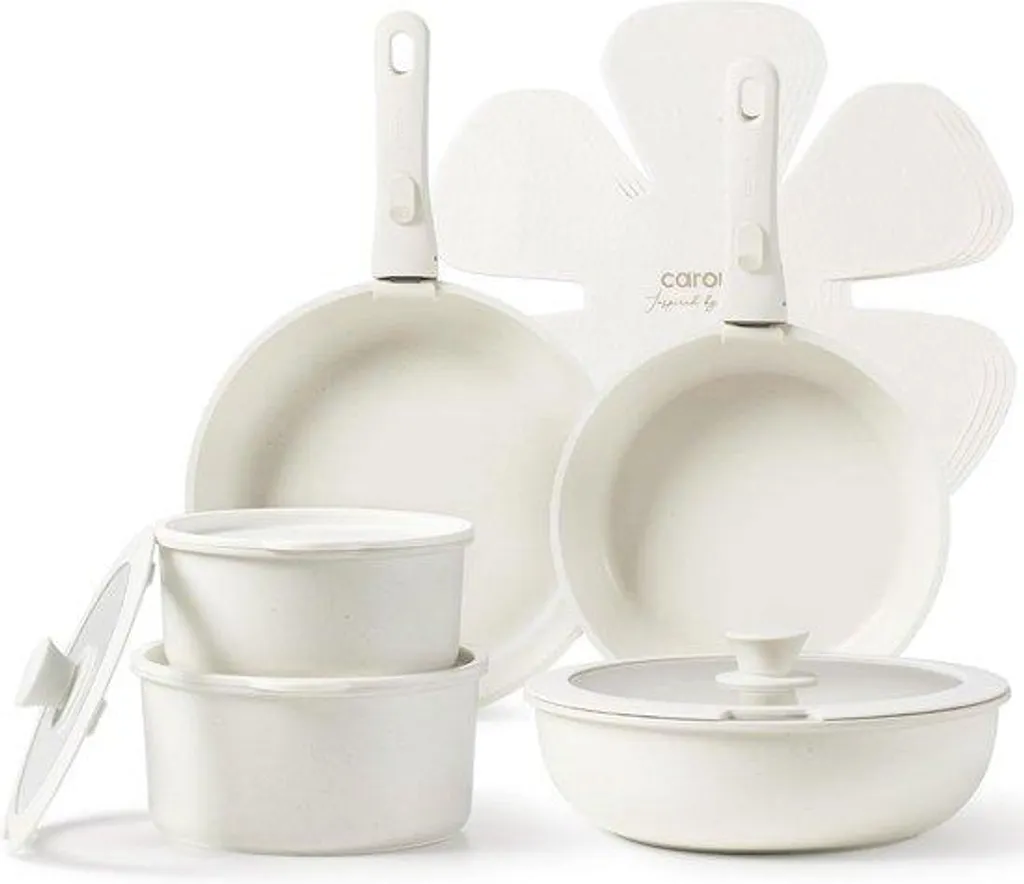 Set de cuisson induction en céramique - 15 plats pour cuisine saine