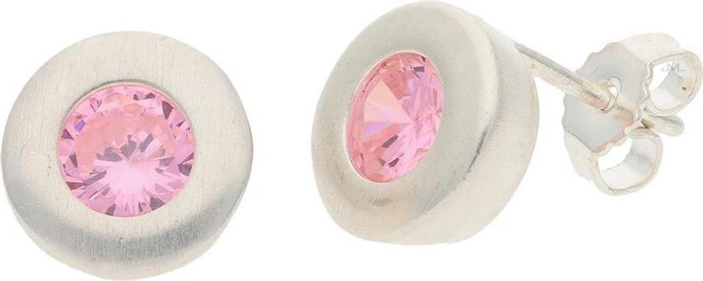 Ohrstecker Silber 925 Zirkonia rosa JL30-06-4751 JuwelmaLux
