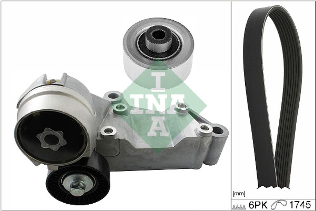 INA 529 0489 10 Keilrippenriemensatz für FORD TRANSIT Produktbild 