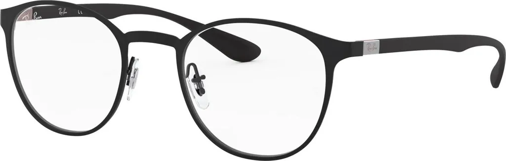 Lunettes Ray-Ban RX6355 noires taille 50 monture ronde légère et robuste