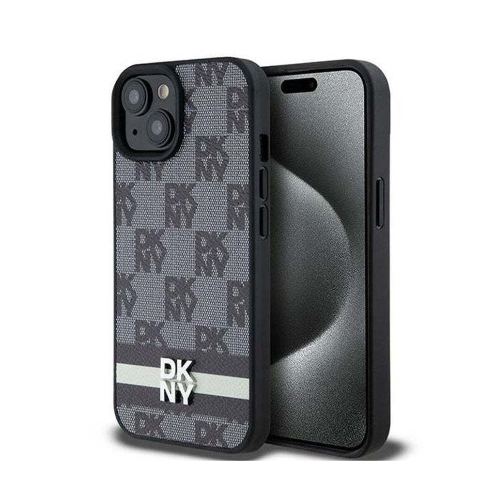 Etui Dkny Leather Checkered Mono Pattern & Printed Stripes Zdjęcie produktu 