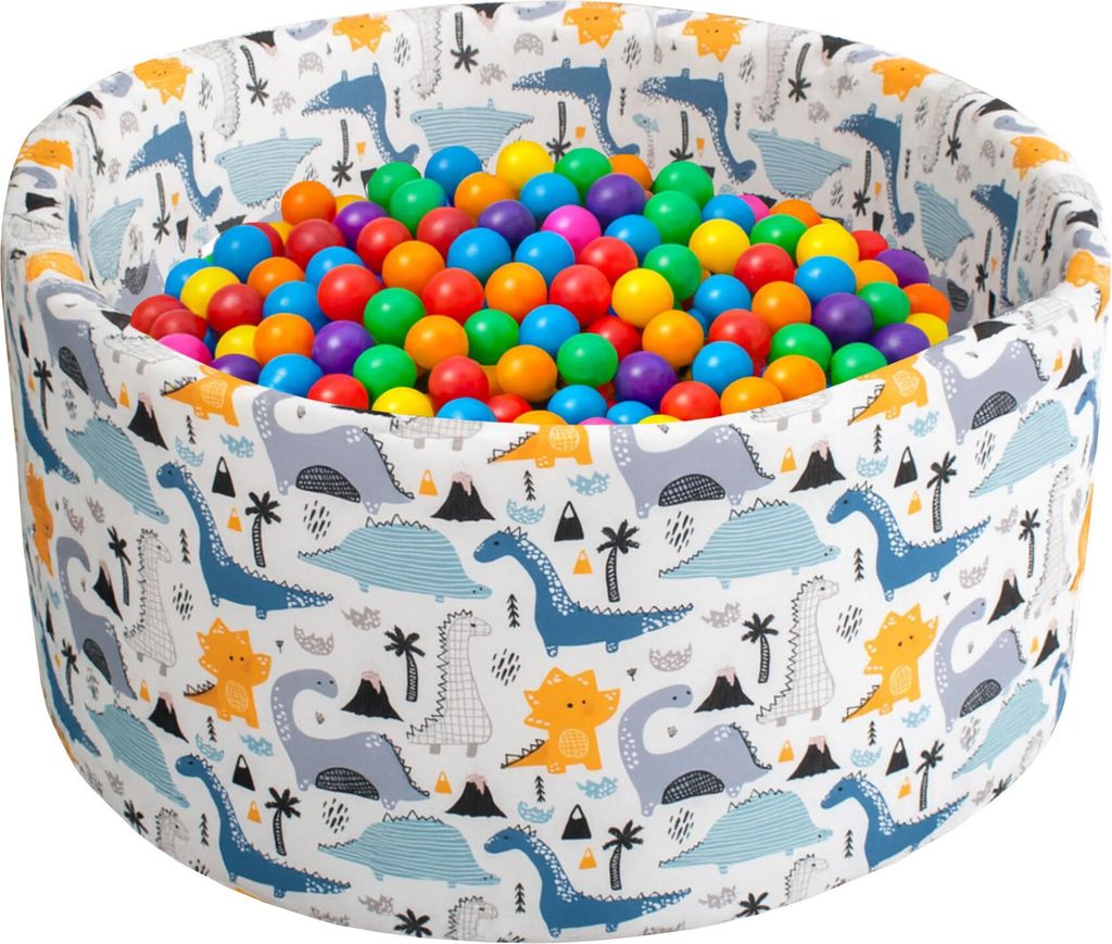 Aga Suchý bazén 90x40 cm s loptičkami Dinosaury Obrázok produktu 