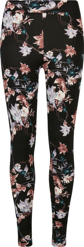 Urban Classics Leggings Damen Ladies Soft AOP Leggings schwarz M
