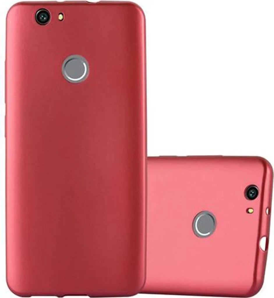 Cadorabo copertura protettiva per Huawei NOVA in rosso Custodia per cellulare Custodia in silicone TPU Cover Case