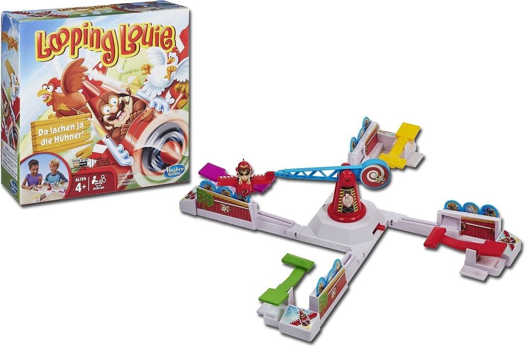 A board game and its playing pieces are displayed on a white background.