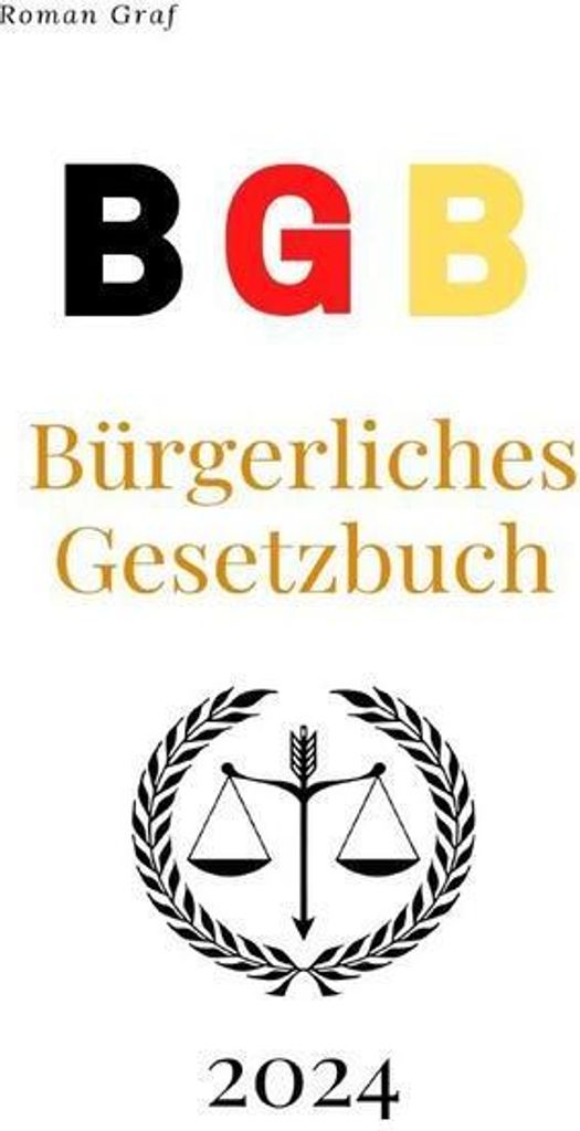 BGB - Das Bürgerliche Gesetzbuch 2024 Produktbild 