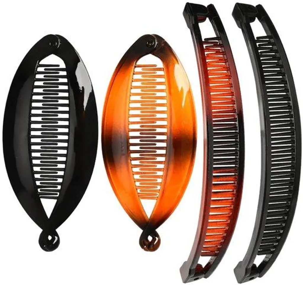 Lot de 6 pinces à cheveux pour cheveux épais de grande taille en mat