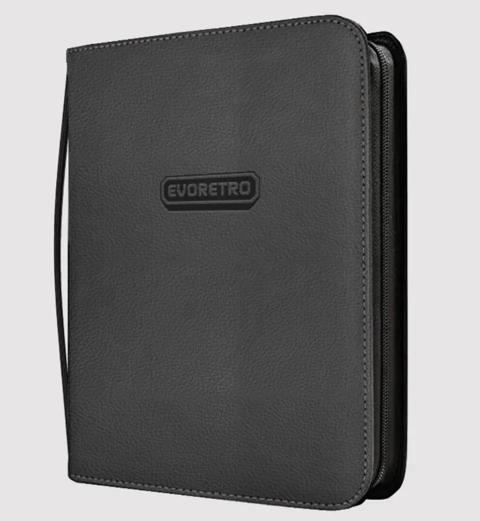 Protéger 216 Cartes sous Toploaders Noir Album Evoretro Shield+ Rigide