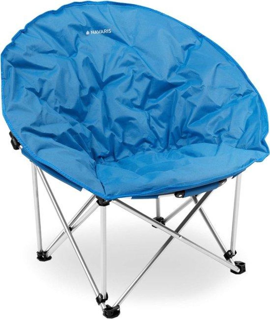 XXL Campingstoel Outdoor Klapstoel mit Tasche - Rundes Sitzmöbel für Camping und Freizeit - verschiedene Farben