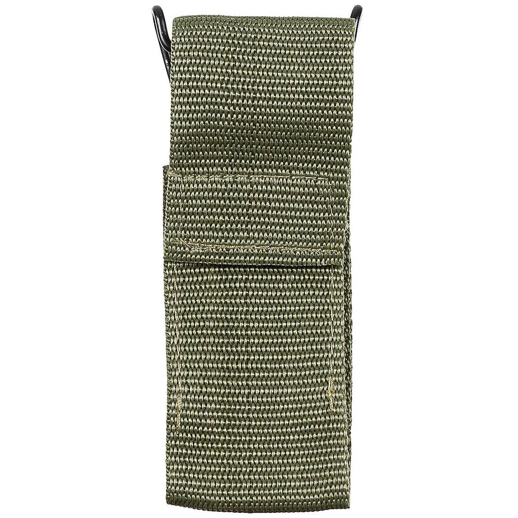 FoxOutdoor Messer-Etui, oliv, Gürtelschlaufe, Gürtelklammer