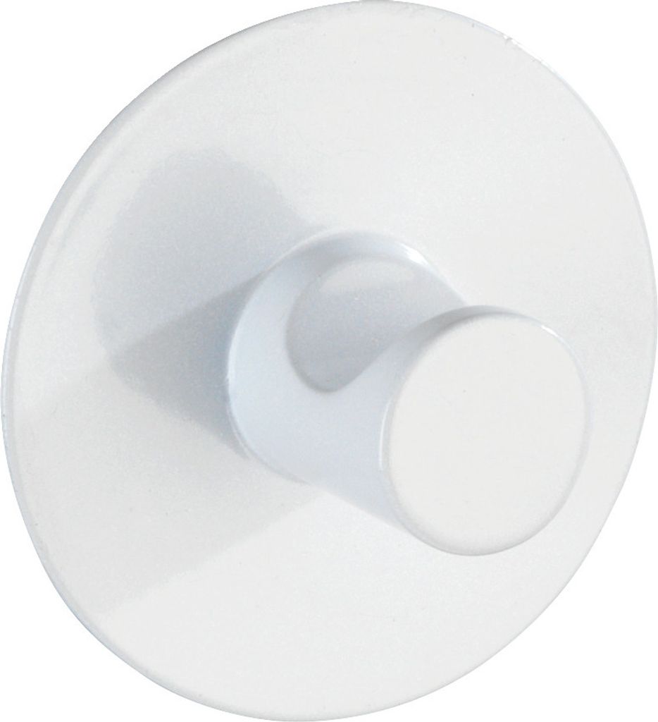 Wandhaken Savona Weiß Edelstahl Produktbild 