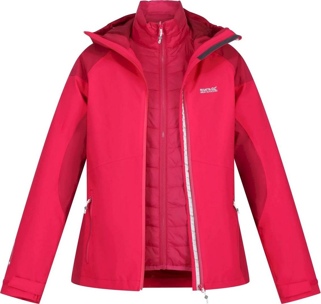 Regatta - "Wentwood VII" Jacke, wasserfest für Damen RG8279 (40 DE) (Pinker Trank/Beeren Pink)