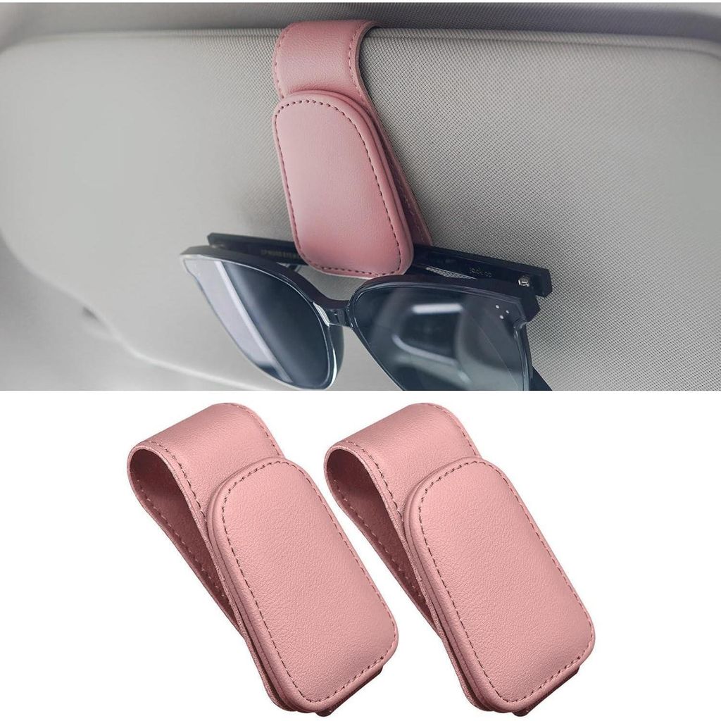 Brillenhalter für Auto Sonnenblende, 2er Set, Magnetisch, Produktbild 