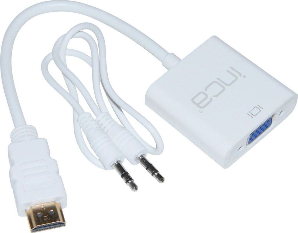 INCA Adapter IHTVJ-7TB HDMI > VGA St. + USB Audio, 1080P, retail