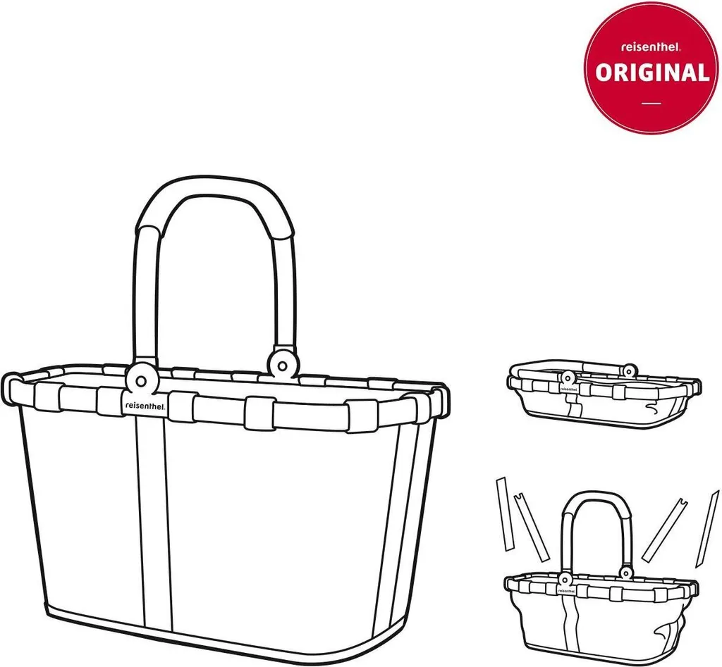 Reisenthel Carrybag BK7059: Il Re dei Cestini Spesa Nero 22L - 9