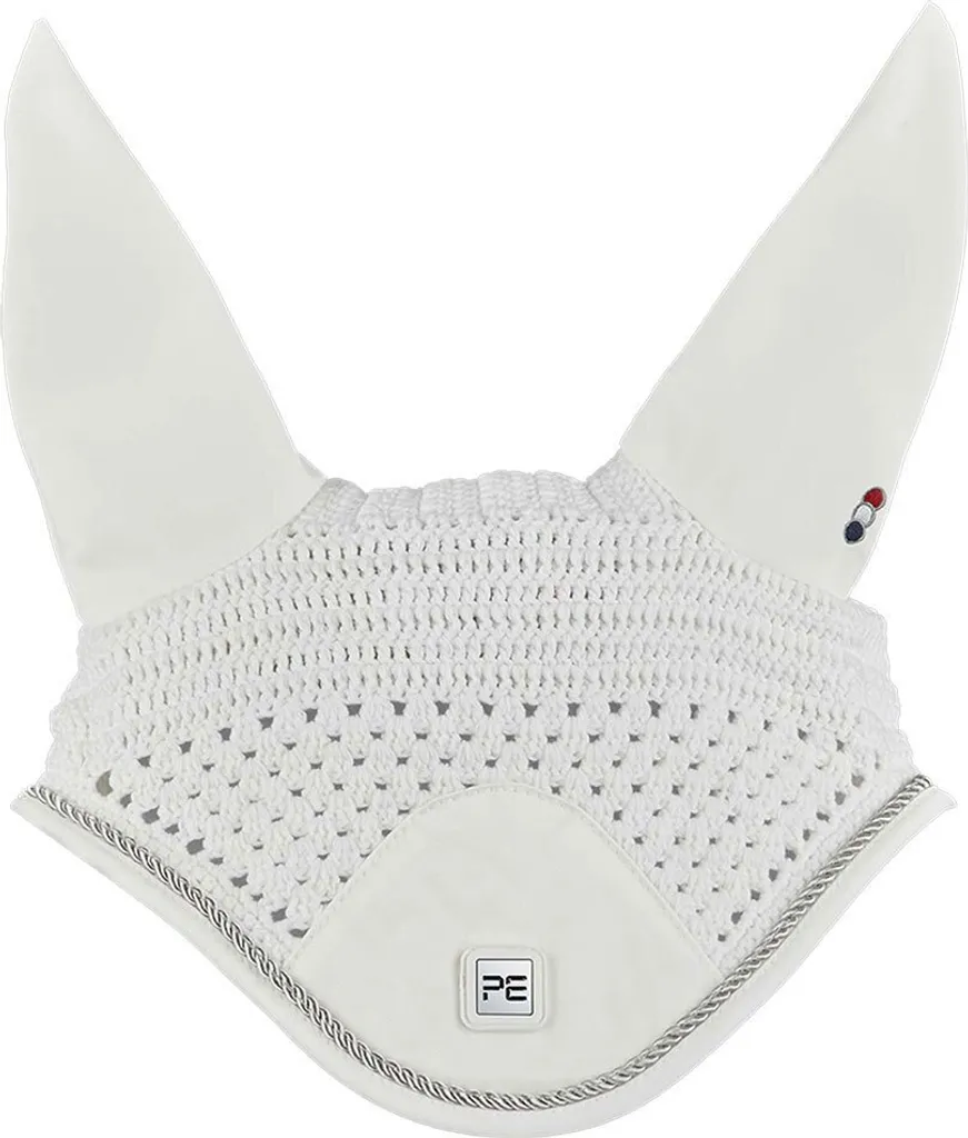 Bonnet de Protection Salto Blanc Premier Equine XL Crochet Respirant