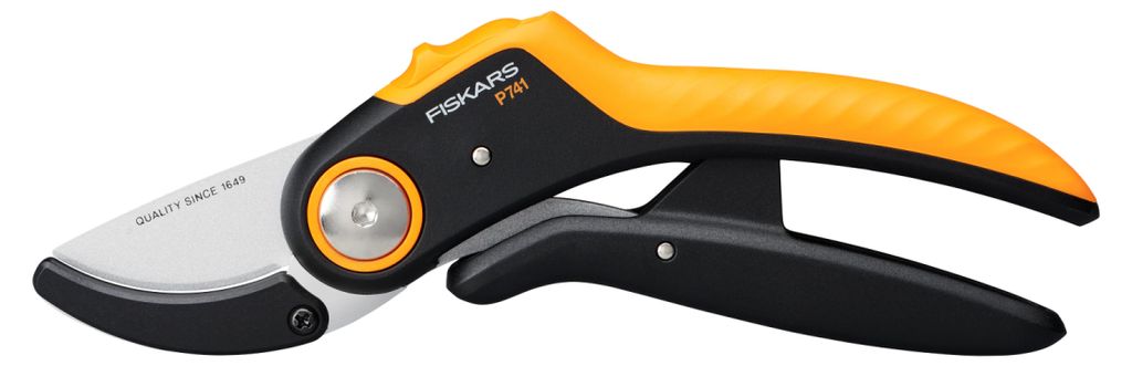 PowerLever Plus Amboss-Gartenschere P741 (schwarz/orange) Produktbild 