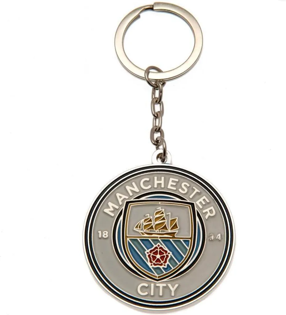 Porte-clés Manchester City FC TA1159 taille unique officiel coloré