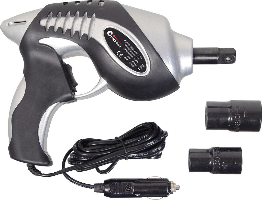 Compass 07250 - Klucz udarowy do kół 12V 100W 340Nm Zdjęcie produktu 