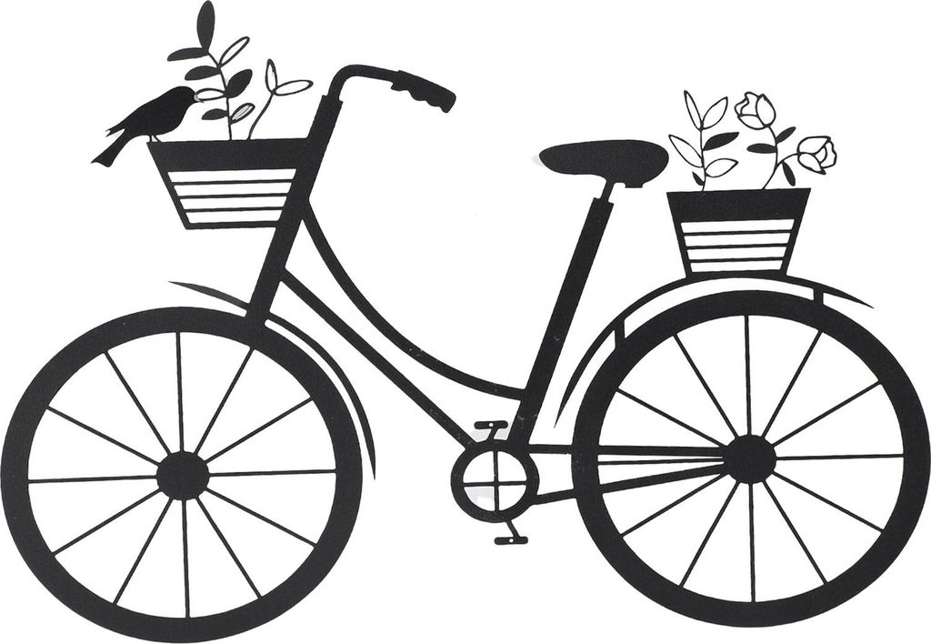 Metall-Fahrrad-Wandkunst, Vintage-Hängedekoration für Einweihungsparty, Zuhause, Schlafzimmer