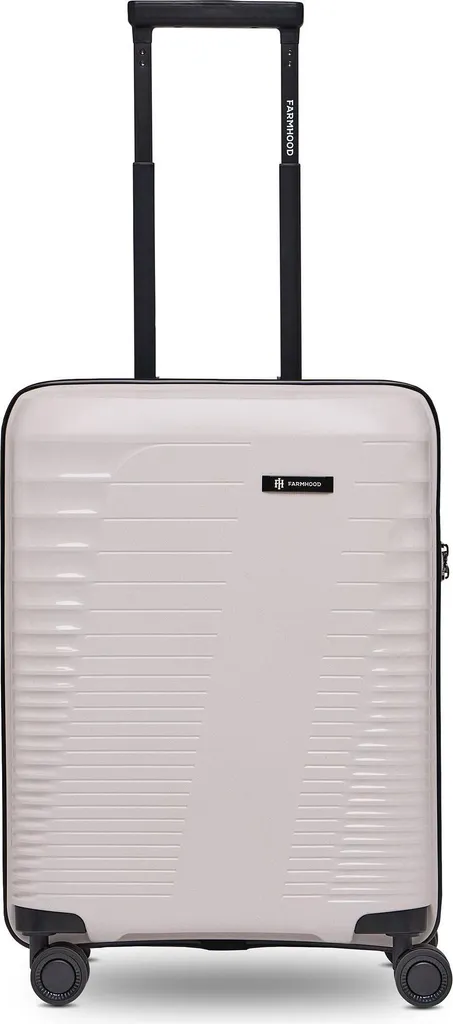Trolley Bagaglio a Mano Farmhood Eco Beige - Valigia Rigida 4 Ruote