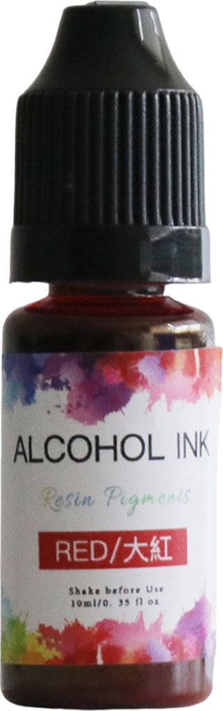 10 ml Epoxidpigmentdesign Auto-Diffusion Nein rühren hoch konzentrierte Epoxidharzfarbstoff-Flüssigkeitsdiffusionspigment für die Schule-Rot