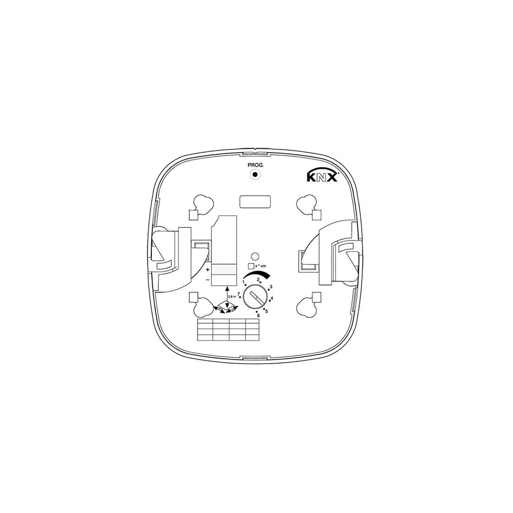 Détecteur de Présence KNX Steinel HF 360 Automatisme Bureaux 059484 - 2