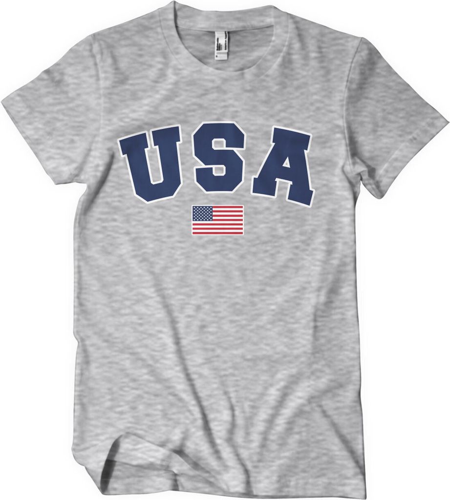 USA Varsity T-Shirt - X-Large - HeatherGrey