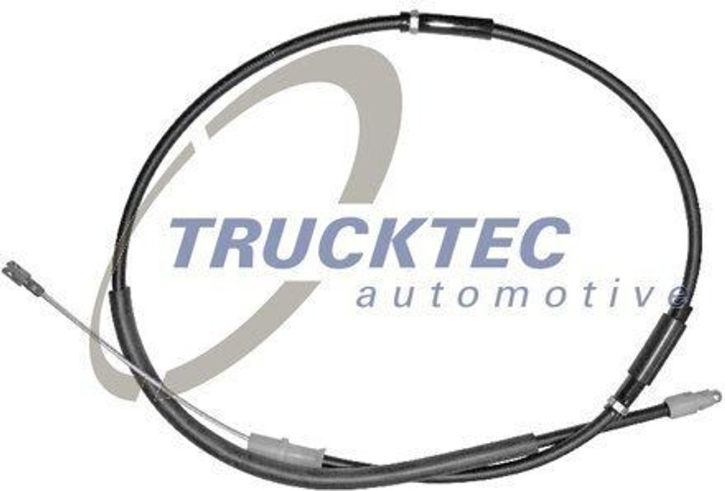 TRUCKTEC AUTOMOTIVE Handbremsseil Seilzug Feststellbremse passend für MERCEDES-BENZ SPRINTER 3,5-t Kasten (906) Hinten 02.35.266