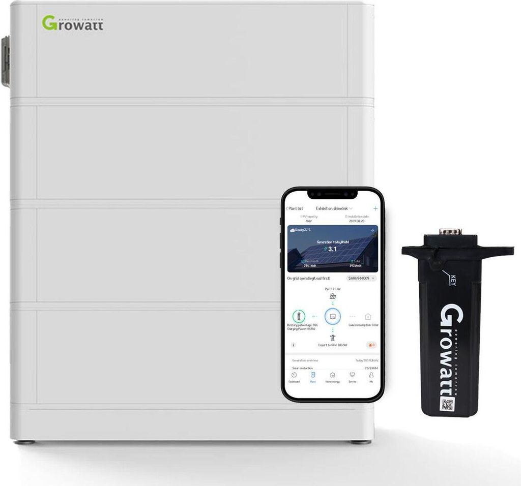 Growatt ARK 7.6H Batteriespeicher - Komplettsystem für SPH & SPA-Serie