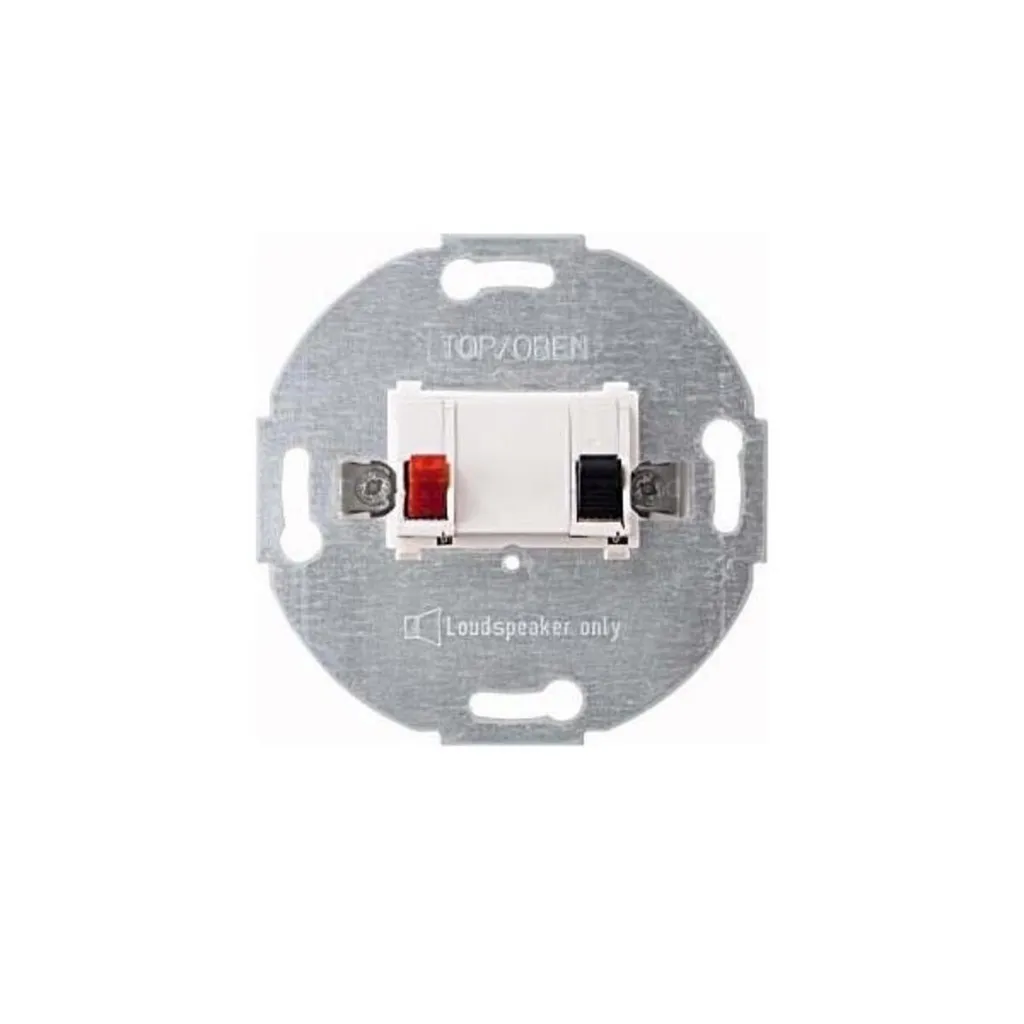 Prise de haut-parleur Merten 1-f - Borne Audio murale encastrée 1 voie