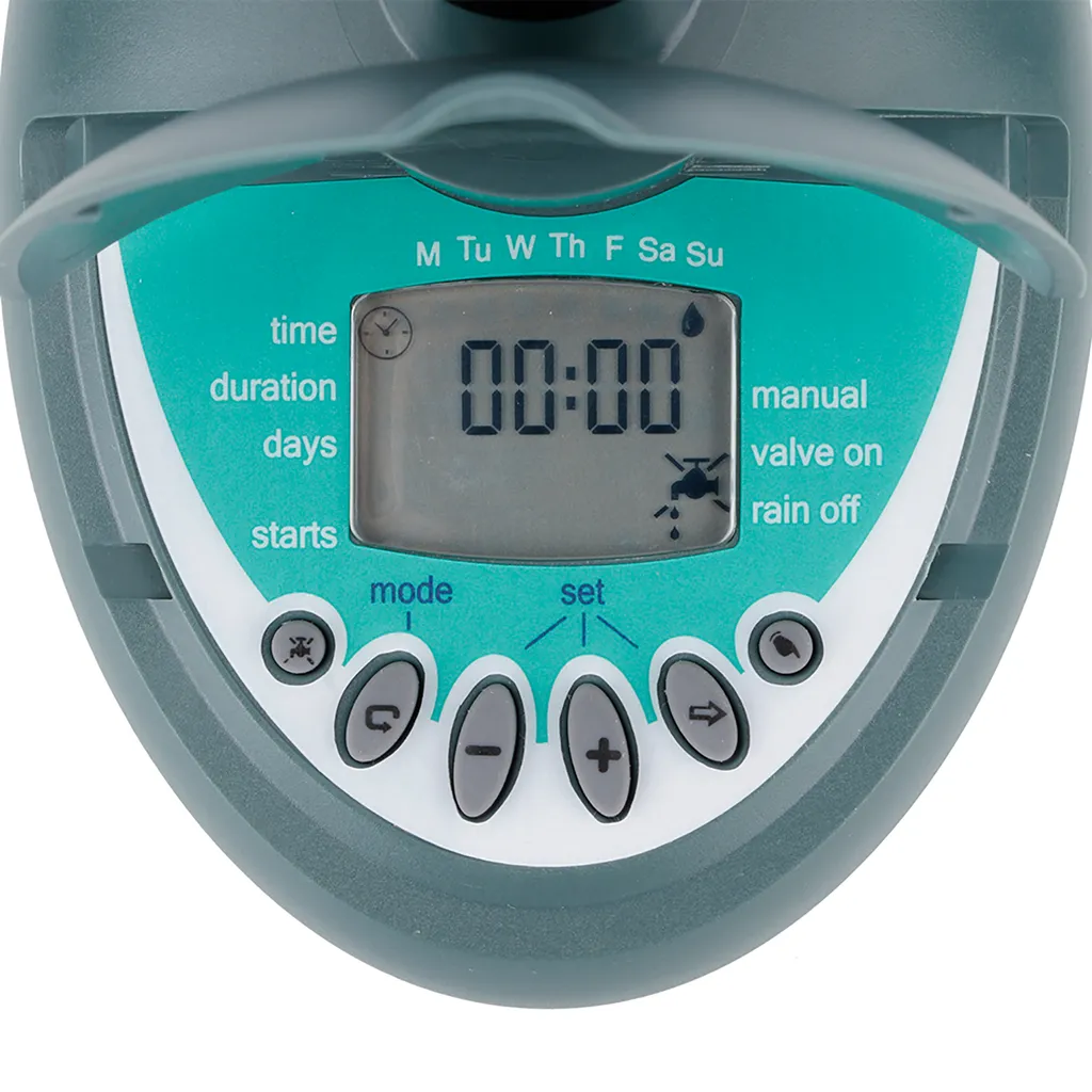 Programmateur d'irrigation numérique avec écran LCD pour tuyau d'arrosage - 7