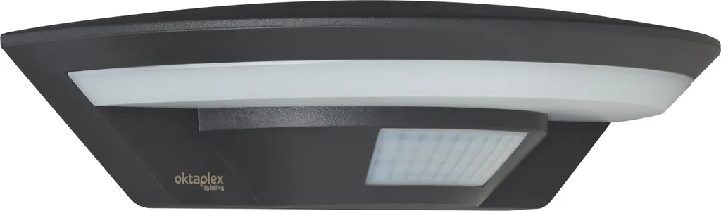 Applique da esterno a LED con rilevatore di movimento IP54 230V lampada da parete 3000K bianco caldo Lampada da esterno a LED antracite