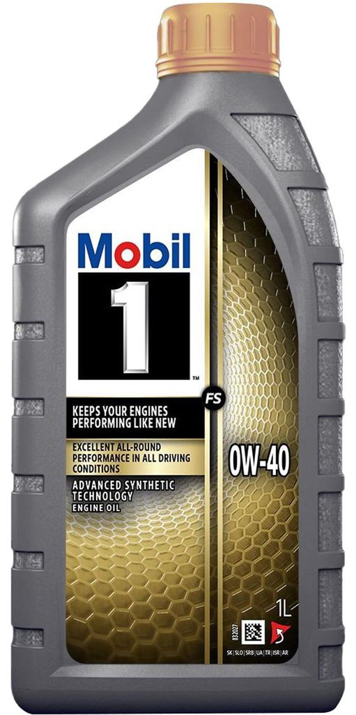MOBIL 1 FS für 0W-40 1 Liter Motoröl Motorenöl Synthetisch Produktbild 