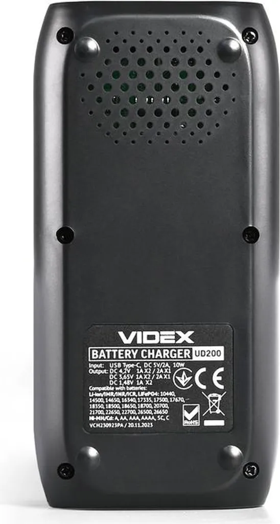 Chargeur LCD Videx avec Affichage en Temps Réel 10W USB-C Haute Qualité