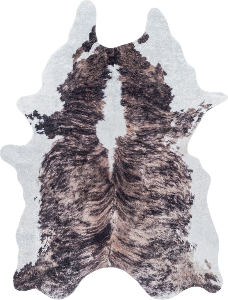 Etosha anti-rutsch teppich flachgewebt rechteckig 150x200cm braun 4113